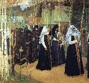 Mikhail Nesterov Taking the Veil oil